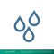 Water, Raindrop Icon Vector Logo Template Illustration Design. Vector EPS 10