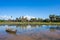 Water reflection of Angkor Wat in Cambodia