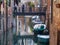 Water reflections on Rio di S. Boldo canal, Venice, Italy