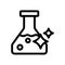 Water research icon vector. Isolated contour symbol illustration