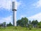 Water Reservoir Tower in village of Belarus