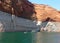 Water ring on Lake Powell of Lake Powell.