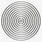 Water rings. Sound circle wave effect vector.