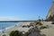 Water`s Edge and Rock Pier at Morro Bay California