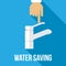 Water saving