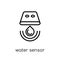 water sensor icon. Trendy modern flat linear vector water sensor