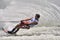 Water Ski In Action: Man Slalom