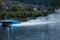 Water ski contest for european champion cup in Ioannina