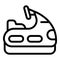 Water ski jet icon outline vector. Help people