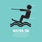 Water Ski Sport Sign