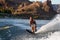 Water skiing in Parker Arizona