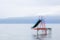 Water slide, Lake Ohrid, North Macedonia