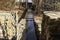 Water sluice leading to grist mill at Tannehill Ironworks Historical State Park