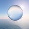 Water Sphere above the Sea