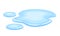 Water spill or puddle vector icon