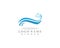 Water splash ocean company logo vector