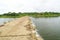 Water stored in the dam.