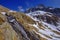 Water stream in the Alps mountain