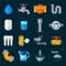 Water Supply Icons