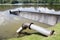 Water supply pipe and dam