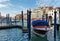 Water taxi on the Grand Canal, Venice, Italy