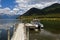 Water taxi, on Lake Rotoroa, Nelson Lakes National Park, New Zealand