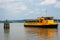A water taxi in the Potomac River, in Alexandria, Virginia