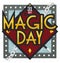 Water Torture Cell and Magical Elements to Celebrate Magic Day, Vector Illustration