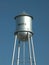 Water Tower in Blue Sky