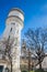 Water tower of Claude Charpentier square in Montmartre