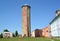 Water tower of Gerdauen in sunny day. Zheleznodorozhny, Kaliningrad region