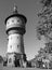 The Water tower in Halle Saale city on a sunny day in Saxony-Anhalt, Germany