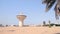 Water Tower in jeddah city at noon