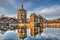 Water tower reflecting