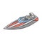 Water transport, motorboat and speedboat vector illustration