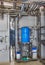 Water treatment system of industrial boiler room