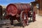 Water wagon in Calico a historic silver mining town in California