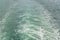 Water wake of cruise liner