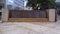 Water wall at the left side of the West entry to Thanksgiving Square in downtown Dallas, Texas.