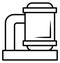 Water waste, boiler Isolated Vector Icon can be easily modified or edit