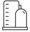 Water waste, boiler Isolated Vector Icon can be easily modified or edit