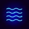 Water Waves Neon Sign