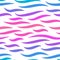 Water waves seamless pattern, curve lines. Multycolor rhythmic waves