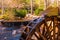 Water wheel of Grist Mill in Stone Mountain Park, USA