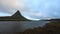 Water wind and rocks on the island of Iceland