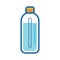 Waterbottle. Vector illustration decorative design