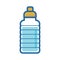 Waterbottle. Vector illustration decorative design