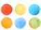 Watercolor abstract background circles
