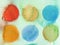 Watercolor abstract background circles