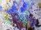 Watercolor abstract background floral pattern wildflowers meadow fiel bright blurred textured decoration hand beautiful wallpaper